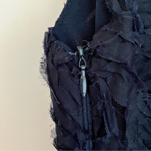 NWT Navy Blue Rosette Dress - Picture 5 of 9